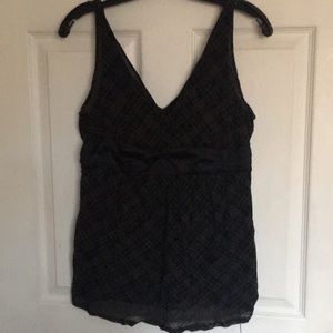 Black and dark gray Formal blouse